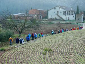 Caminada per La Marató de TV3 a Orpí