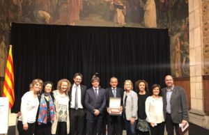 Les Caramelles de Tous reben la Creu de Sant Jordi