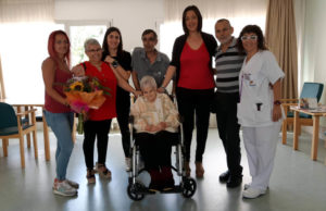 La vilanovina Francisca Martínez celebra 102 anys