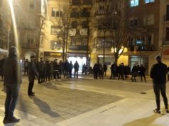 Concentració a Igualada contra l’entrada de VOX al Parlament