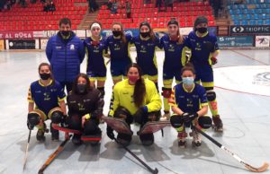 Tres equips de l’Igualada Femení Hoquei Club Patins, classificats pel Campionat de Catalunya