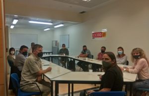 ERC Anoia i CCOO es troben per analitzar la situació socioeconòmica i el futur de la comarca