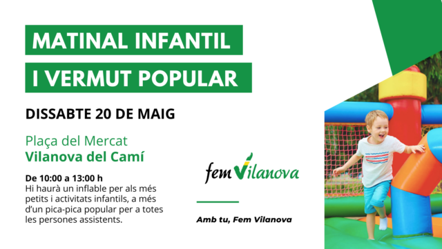 MATINAL INFANTIL I VERMUT POPULAR