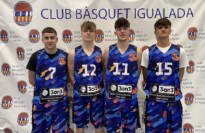 L’equip júnior masculí de 3X3 del Club Bàsquet Igualada disputarà el Campionat d’Espanya 3×3 U17 de Clubs