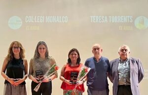 Teresa Torrents i el Col·legi Monalco, premiats als guardons ‘Esports, valors i ciutadania’ dels Consells Esportius de Catalunya