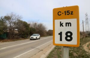 La C-15z es reformarà per prioritzar el pas de tractors i bicicletes