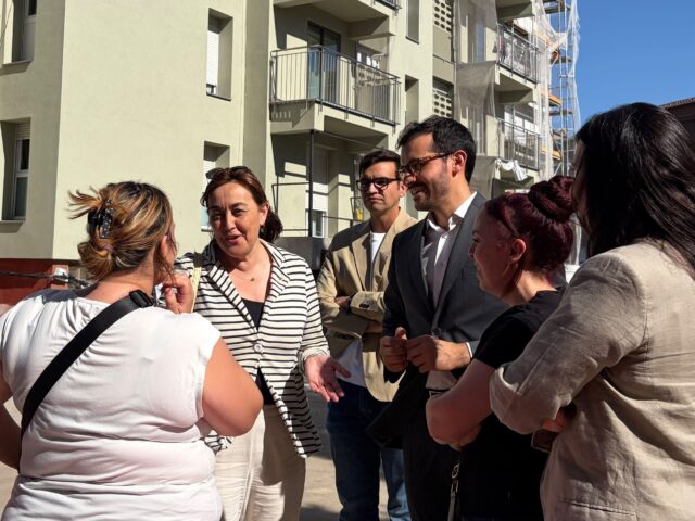 Foto visita consellera Sílvia Paneque Igualada amb Jordi Cuadras 12-6-26